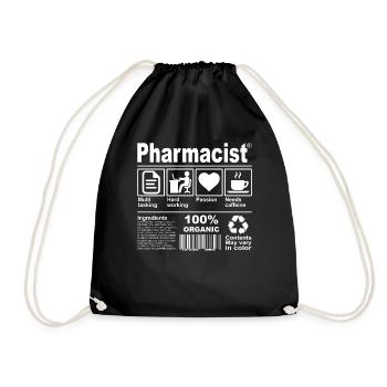Pharmacist - Turnbeutel - Schwarz - Vorne