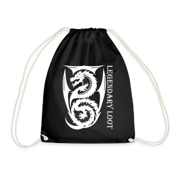 Legendary Loot - Black Edition - Turnbeutel - Schwarz - Vorne