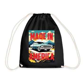 NOVA MADE IN AMERICA - Drawstring Bag - black - Front