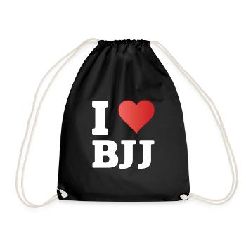 BJJ - Drawstring Bag - black - Front