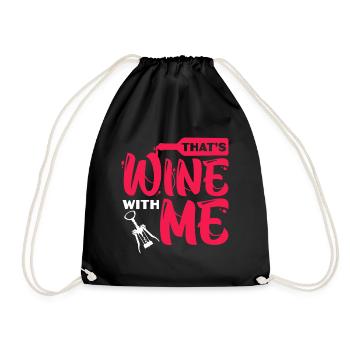 Dégustation de vin Wine Drinking Party - Day Drinking - Sac de sport léger - noir - Devant