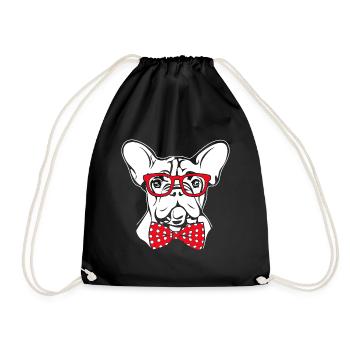BULLDOG FRANÇAIS Sweet Frenchie Wilsigns - Sac de sport léger - noir - Devant