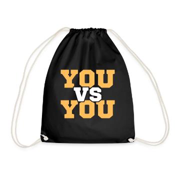 You vs You - Turnbeutel - Schwarz - Vorne