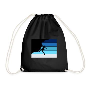 Climb - Drawstring Bag - black - Front