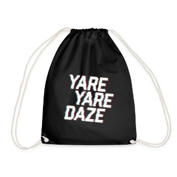 Yare Yare Daze Hoodie L'aventure bizarre de Jojo - Sac de sport léger - noir - Devant