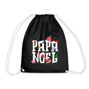PAPA NOEL - Sac de sport léger - noir - Devant
