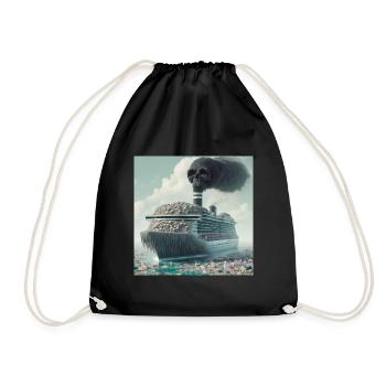 Protection de l’environnement - Sac de sport léger - noir - Devant