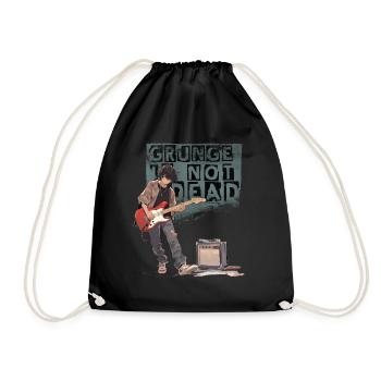 Grunge NOT Dead 02 - Drawstring Bag - black - Front