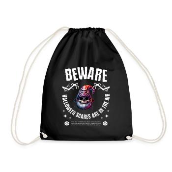 Beware Halloween Party - Turnbeutel - Schwarz - Vorne