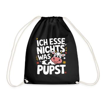 Végétarien Végétalien Bien-être animal Droits des animaux Veggie - Sac de sport léger - noir - Devant