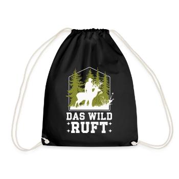 Hunter Hunting Hunting Hunting Clothing - Drawstring Bag - black - Front