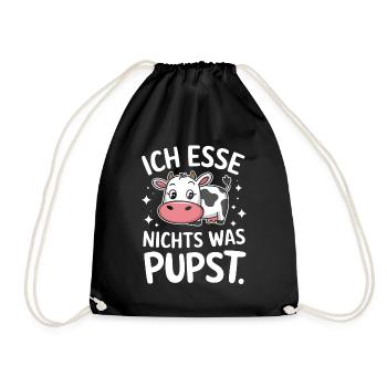 Végétarien Végétalien Végétarien Végétarien - Sac de sport léger - noir - Devant