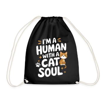 Chat Chats Amoureux Chat Propriétaire Chaton - Sac de sport léger - noir - Devant