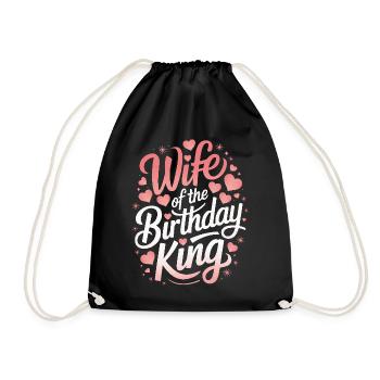 Femme Épouse Partenaire Famille Marié - Sac de sport léger - noir - Devant