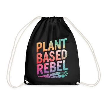 Végétarien Végétalien Végétarien Végétarien - Sac de sport léger - noir - Devant