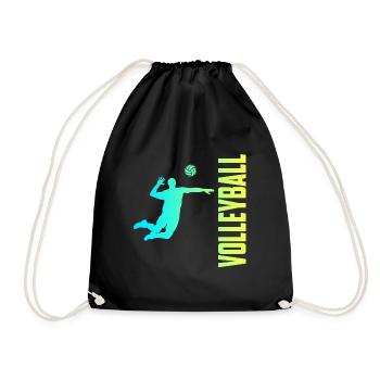 volley-ball - Sac de sport léger - noir - Devant