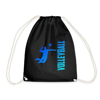 volley-ball - Sac de sport léger - noir - Devant