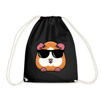 Guinea Pig Graphic Guinea Pig Owner Pet Cavy Anima - Turnbeutel - Schwarz - Vorne