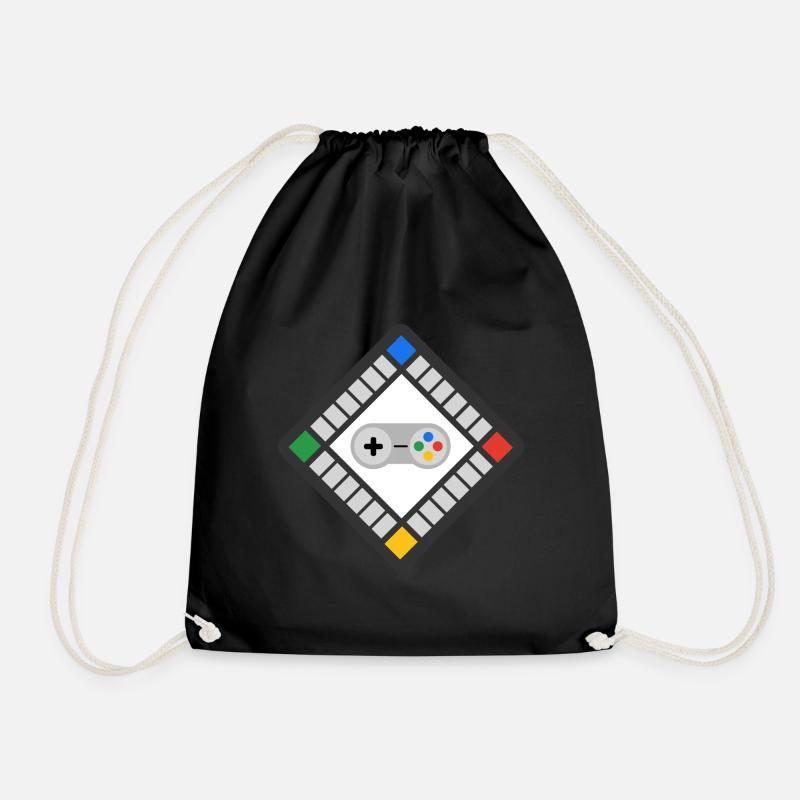Brettspiele | Boardgame Logo - Turnbeutel - Schwarz