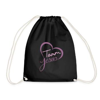 Équipe Jésus Moderne Jésus-Christ Fils De Dieu - Sac de sport léger - noir - Devant