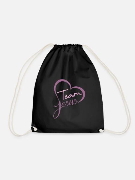 Team Jesus Moderne Jesus Christus Sohn Von Gott - Turnbeutel - Schwarz