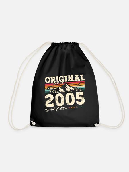 19. Geburtstag Legendär 2005 Jahrgang 2005 - Turnbeutel - Schwarz