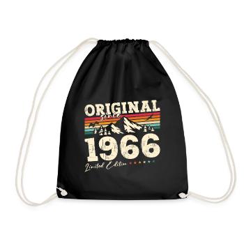 59e anniversaire Légendaire Juin 1966 Né en 1966 - Sac de sport léger - noir - Devant