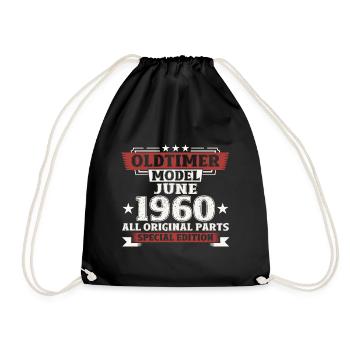 Millésime Juin 1960 Millésime 1960 64ème Anniversaire 60 - Sac de sport léger - noir - Devant