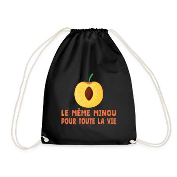 EVG Drôle Le Même Minou pour toute la vie - Sac de sport léger - noir - Devant