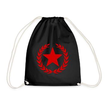 Etoile rouge - Sac de sport léger - noir - Devant