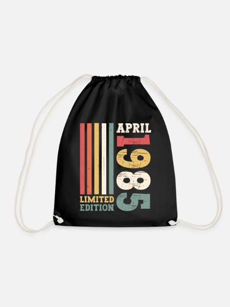Limited Edition April 1985 38. Geburtstag Herren - Turnbeutel - Schwarz