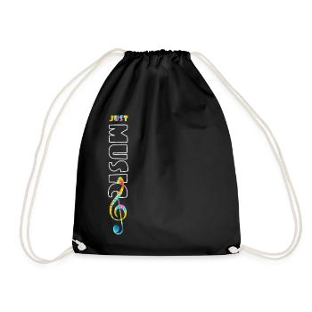 Musique tye die - Sac de sport léger - noir - Devant
