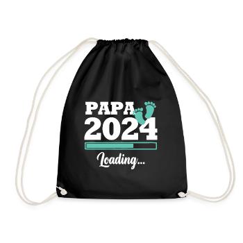 Papa 2024 loading - Sac de sport léger - noir - Devant