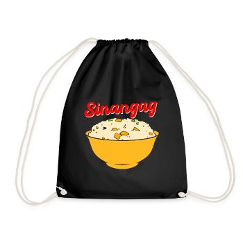 Philippines - Sinangag - Drawstring Bag - black - Front