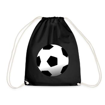 Soccer - Drawstring Bag - black - Front