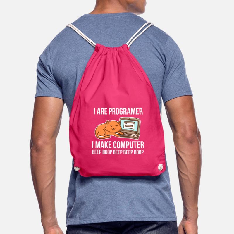 Programmeur-chat-humour pour coder et Sac de sport léger