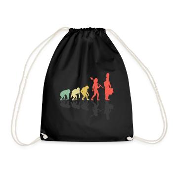 Corps de tambours évolution fanfare tambour musique Perc - Sac de sport léger - noir - Devant