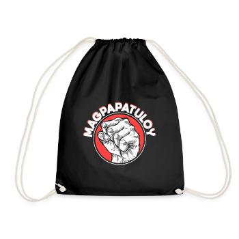 Philippines - Magpapatuloy - Drawstring Bag - black - Front