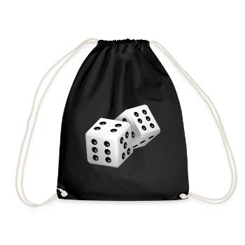 Deux dés - Sac de sport léger - noir - Devant