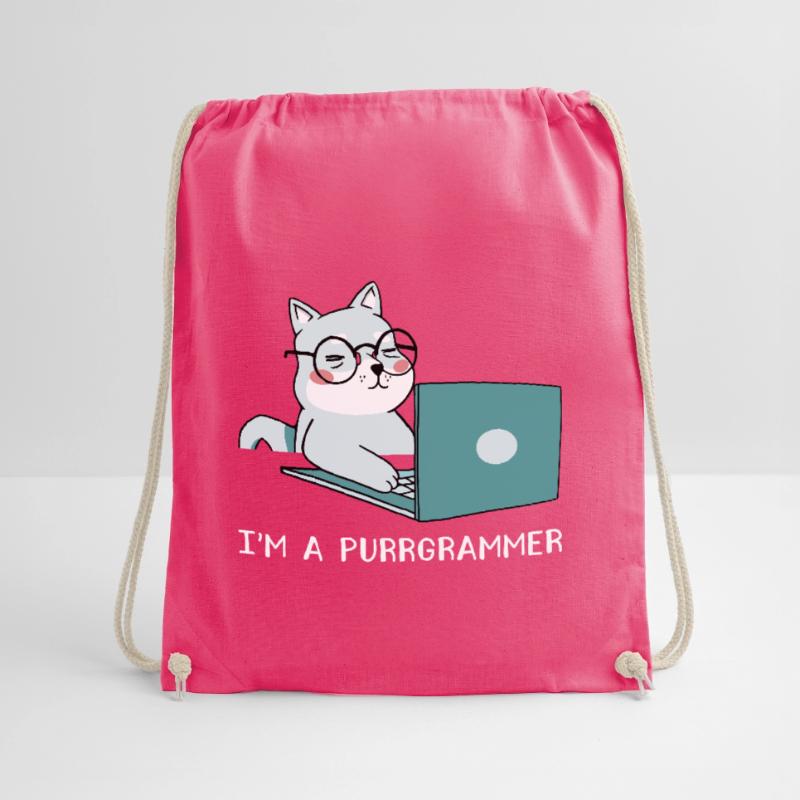 I'm A Purrgrammer Coder Software Developer Compute Turnbeutel