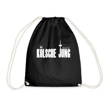 Kölsche Jung - Turnbeutel - Schwarz - Vorne