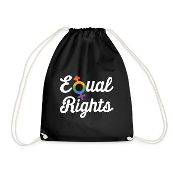 Equal Rights For Others Does Not Mean Less Rights - Turnbeutel - Schwarz - Vorne