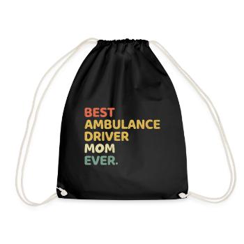 Meilleur ambulancier Maman Jamais EMS Paramedic Mothe - Sac de sport léger - noir - Devant