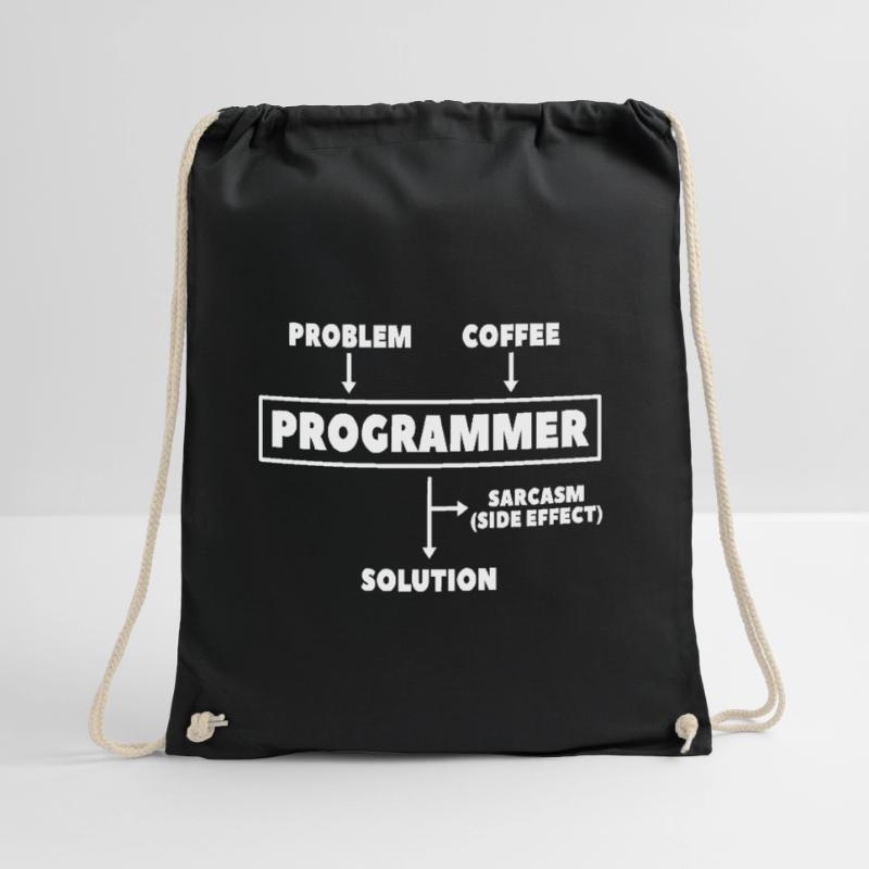 Coding Programmierer Nerd Informatik Kaffee Turnbeutel
