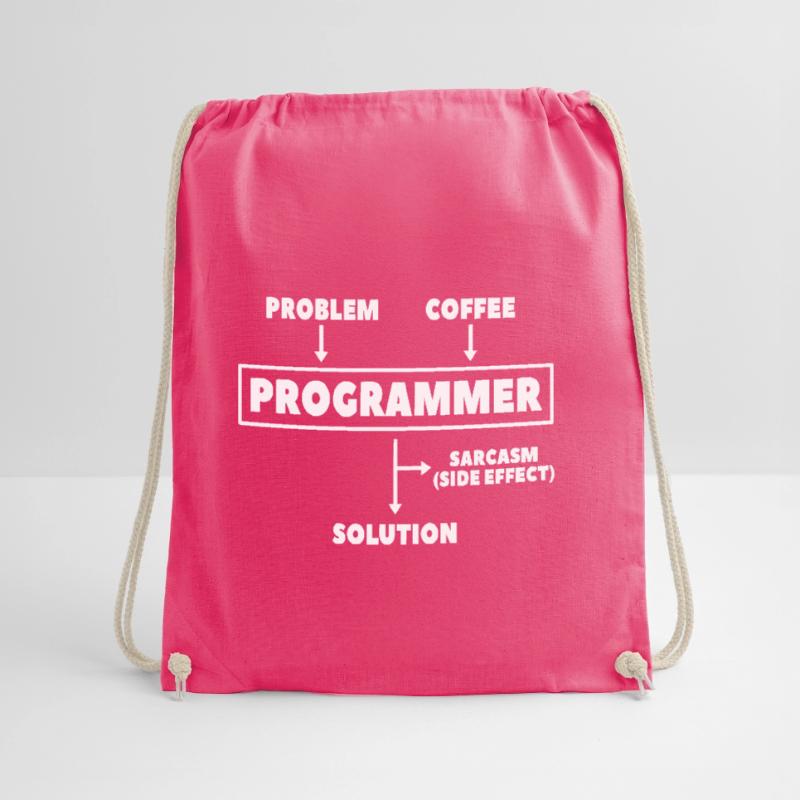 Coding Programmer Nerd Computer Science Coffee Drawstring Bag