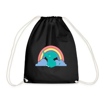 Baby Party Toddler Girl Grandchild Gift - Drawstring Bag - black - Front