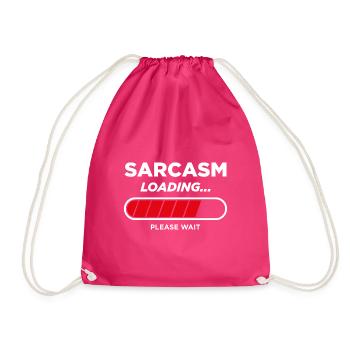 Chargement du sarcasme - Sac de sport léger - fuchsia - Devant