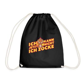 JE NE PEUX PAS JOUER MAINTENANT - Sac de sport léger - noir - Devant