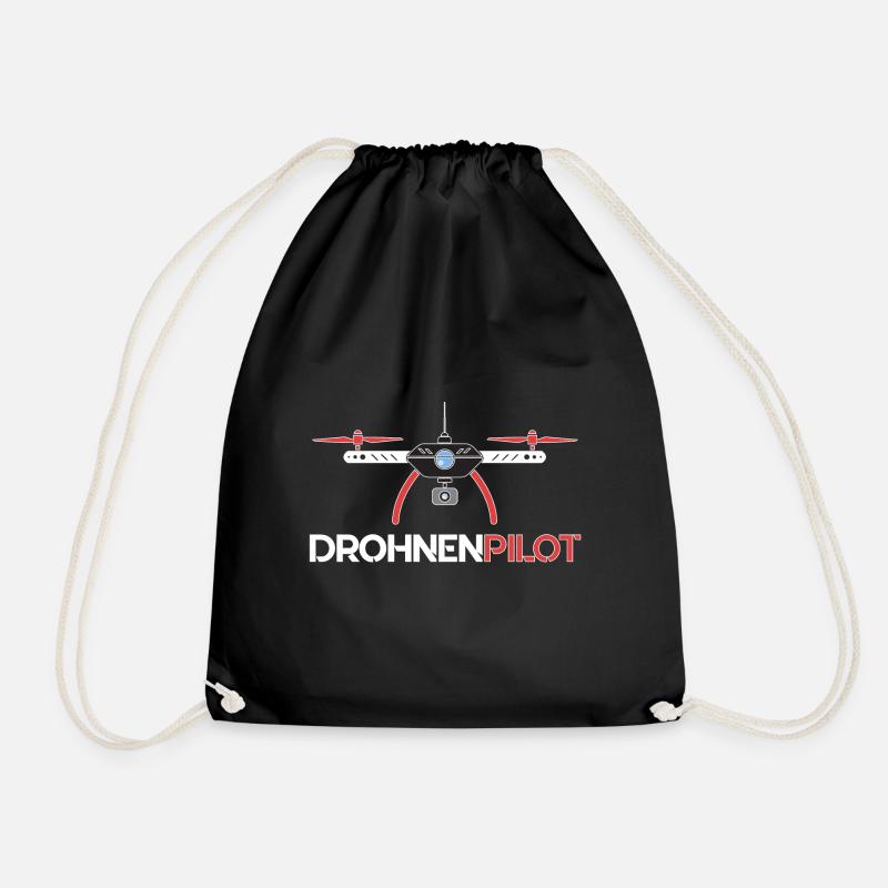 Drohnenpilot Drohne Pilot Geschenk rc fpv race - Turnbeutel - Schwarz