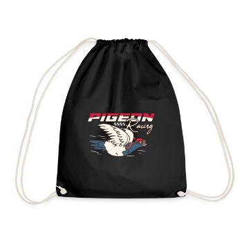 Course de pigeons - Sac de sport léger - noir - Devant